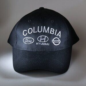 Columbia Ford Dealership Hat Mens One Size Black Hyundai Nissan Logo
